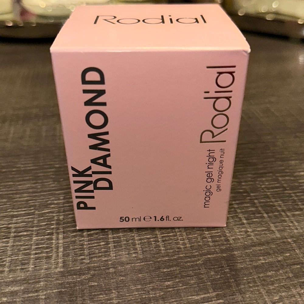 Rodial Pink Diamond Magic Gel Night Peptides-Diamond Powder-Retinol-Vit C NWT